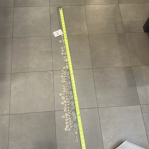 Silk Road Design Pewter Belt - Picture 7 of 11